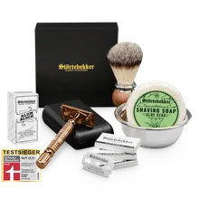 Störtebekker Rasierset - Rasierhobel %27Hamburg%27 Rosé - Gold Störtebekker Rasierset - Rasierhobel %27Hamburg%27 Rosé - Gold