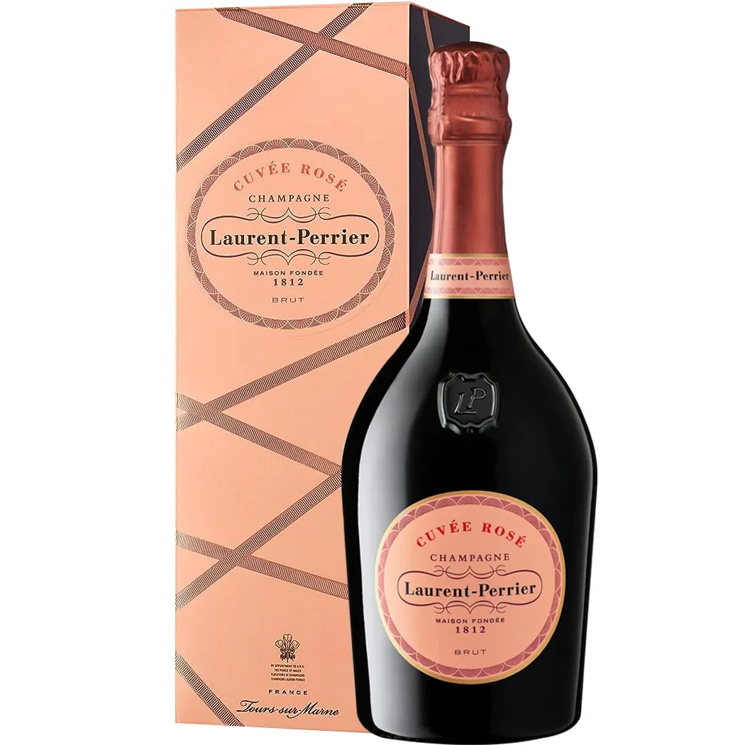 Champagne Laurent-Perrier Cuvée Rosé Brut mit Geschenkverpackung Champagne Laurent-Perrier Cuvée Rosé Brut mit Geschenkverpackung