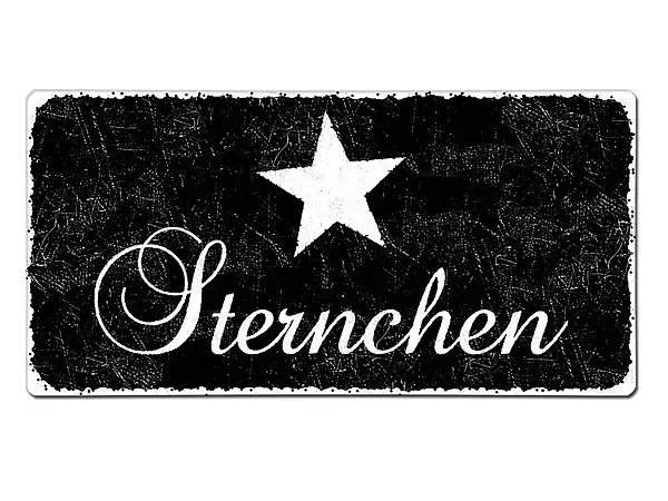 Black Vintage Schild mit Wunschtext im Format 20 x 10 cm schwarz Black Vintage Schild mit Wunschtext im Format 20 x 10 cm schwarz