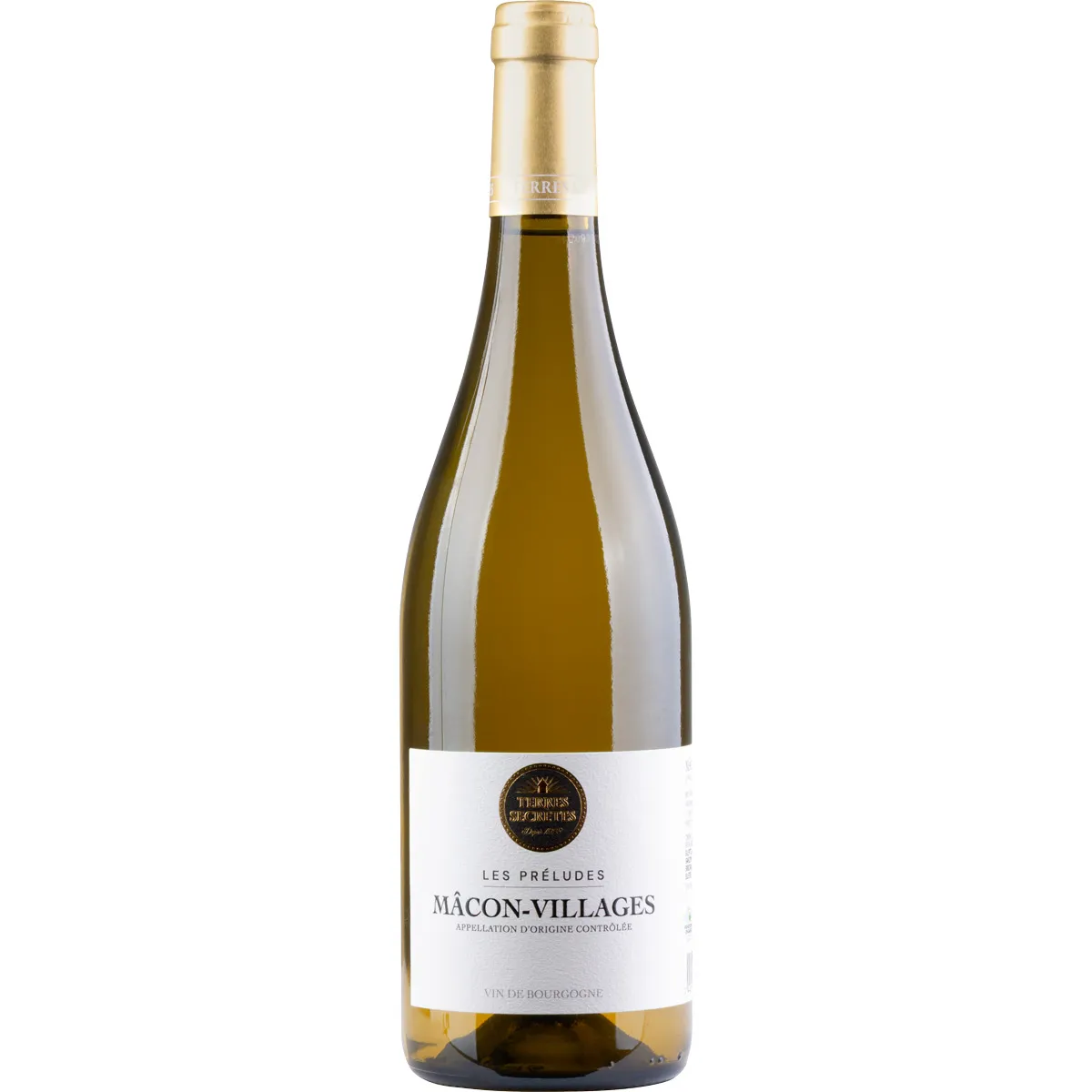 Terres Secrètes Les Préludes Mâcon-Villages Chardonnay Blanc AOC Terres Secrètes Les Préludes Mâcon-Villages Chardonnay Blanc AOC