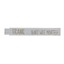 Geschenk für Maurer und Bauarbeiter- Zollstock mit Name und Spruch Geschenk für Maurer und Bauarbeiter- Zollstock mit Name und Spruch