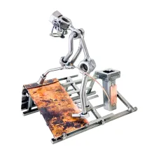 Schraubenmännchen Dachdecker mit Gasbrenner Schraubenmännchen Dachdecker mit Gasbrenner