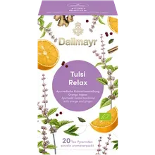 Tulsi Relax Bio Ayurvedische Kräuterteemischung Orange - Ingwer Tulsi Relax Bio Ayurvedische Kräuterteemischung Orange - Ingwer