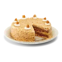 Nusscremetorte für ca. 6 Personen Nusscremetorte für ca. 6 Personen