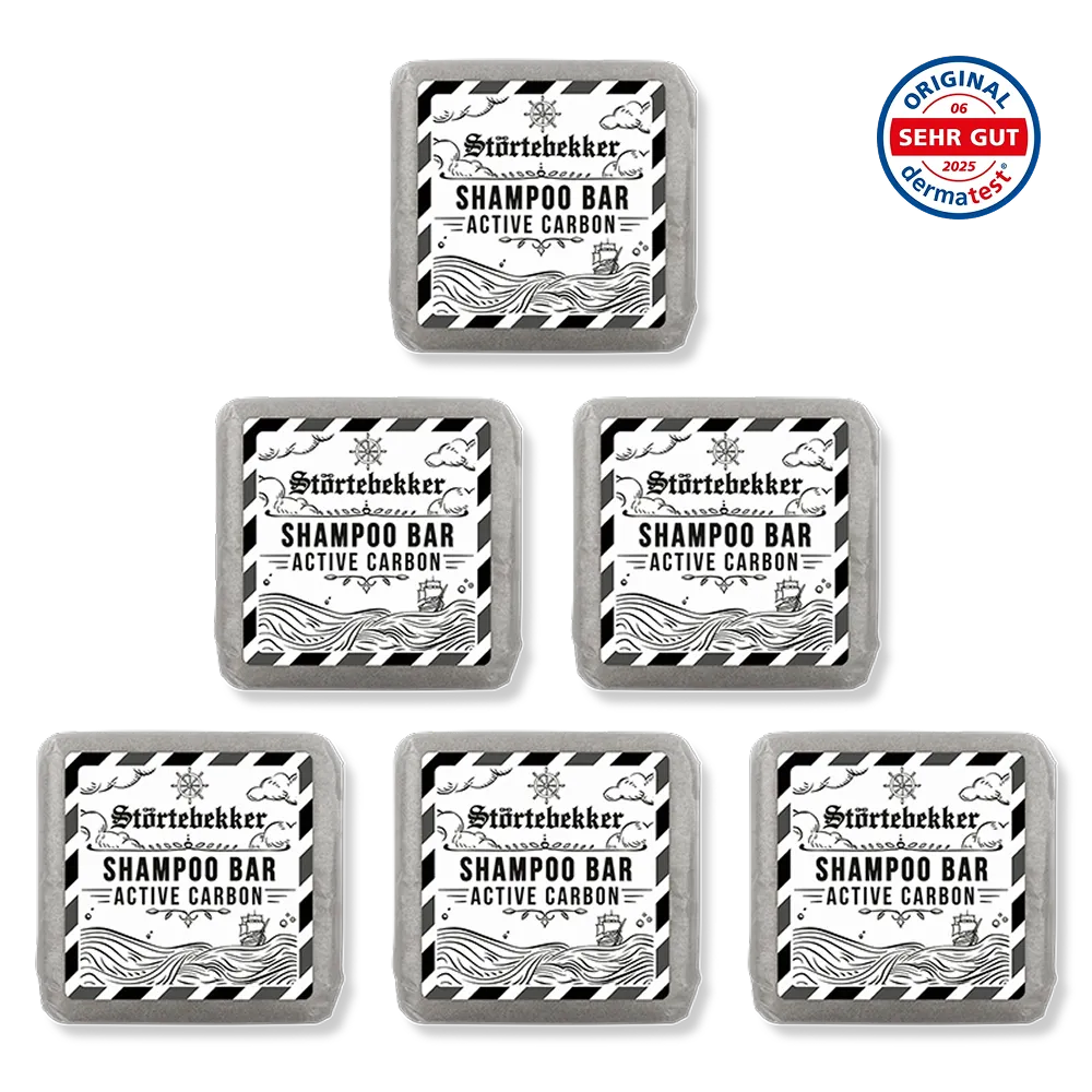Störtebekker Festes Shampoo Active Carbon - 100g Störtebekker Festes Shampoo Active Carbon - 100g