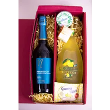 Vinolisa Selezione Präsent "Limoncino Spritz" - Wein und Feinkost in hochwertiger Geschenkverpackung