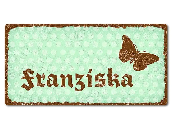 Dekoschild im Retro Look mit Polka Dots 200 x 100mm Polka Dots pastellmint Dekoschild im Retro Look mit Polka Dots 200 x 100mm Polka Dots pastellmint