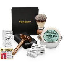 Störtebekker Rasierset - Rasierhobel %27Hamburg%27 Rosé - Gold Störtebekker Rasierset - Rasierhobel %27Hamburg%27 Rosé - Gold