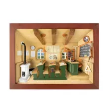 3D-Holzbild Klassenzimmer 3D-Holzbild Klassenzimmer