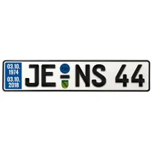 Geschenk zum 44. Geburtstag - Schild mit TÜV Geschenk zum 44. Geburtstag - Schild mit TÜV