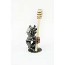 Metallfigur Bärchen als Stiftehalter Metallfigur Bärchen als Stiftehalter