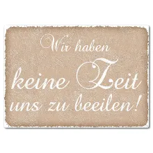 Retroschild mit Wunschtext A4 cappuccino Retroschild mit Wunschtext A4 cappuccino