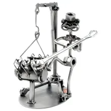 Schraubenmännchen Motortechniker Schraubenmännchen Motortechniker