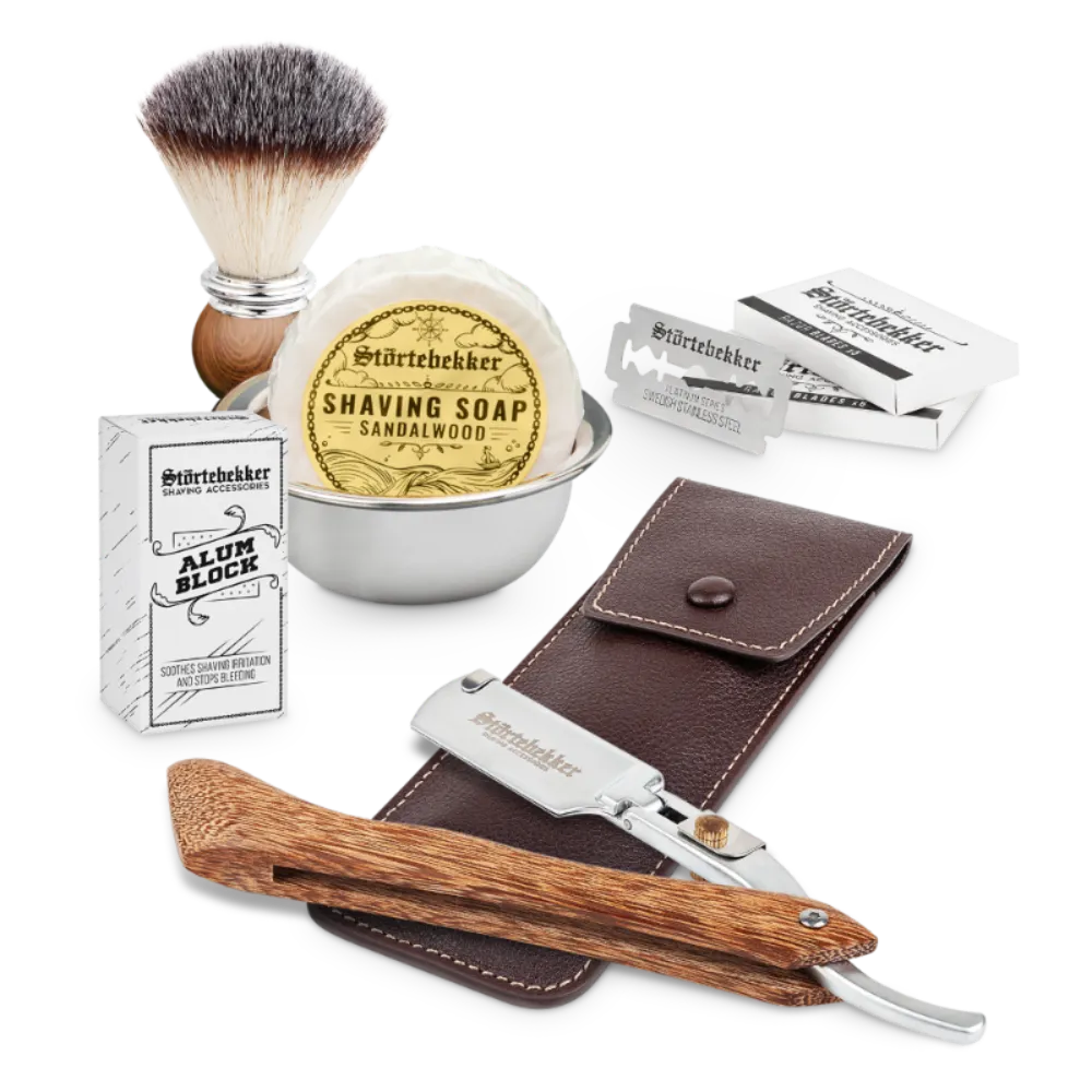 Störtebekker Rasierset - Rasiermesser %27Heartwood%27 Störtebekker Rasierset - Rasiermesser %27Heartwood%27