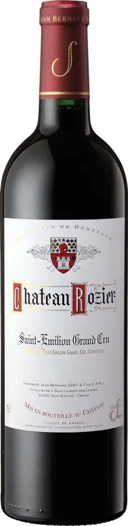 Château Rozier Saint-Émilion Grand Cru AOP Château Rozier Saint-Émilion Grand Cru AOP