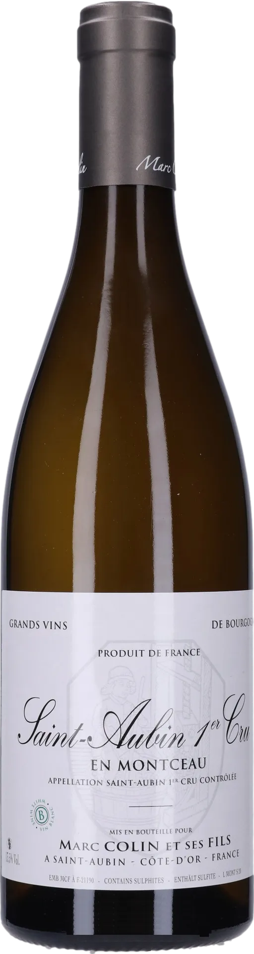 Marc Colin et Fils Saint Aubin 1er Cru en Montceau 2021 Marc Colin et Fils Saint Aubin 1er Cru en Montceau 2021