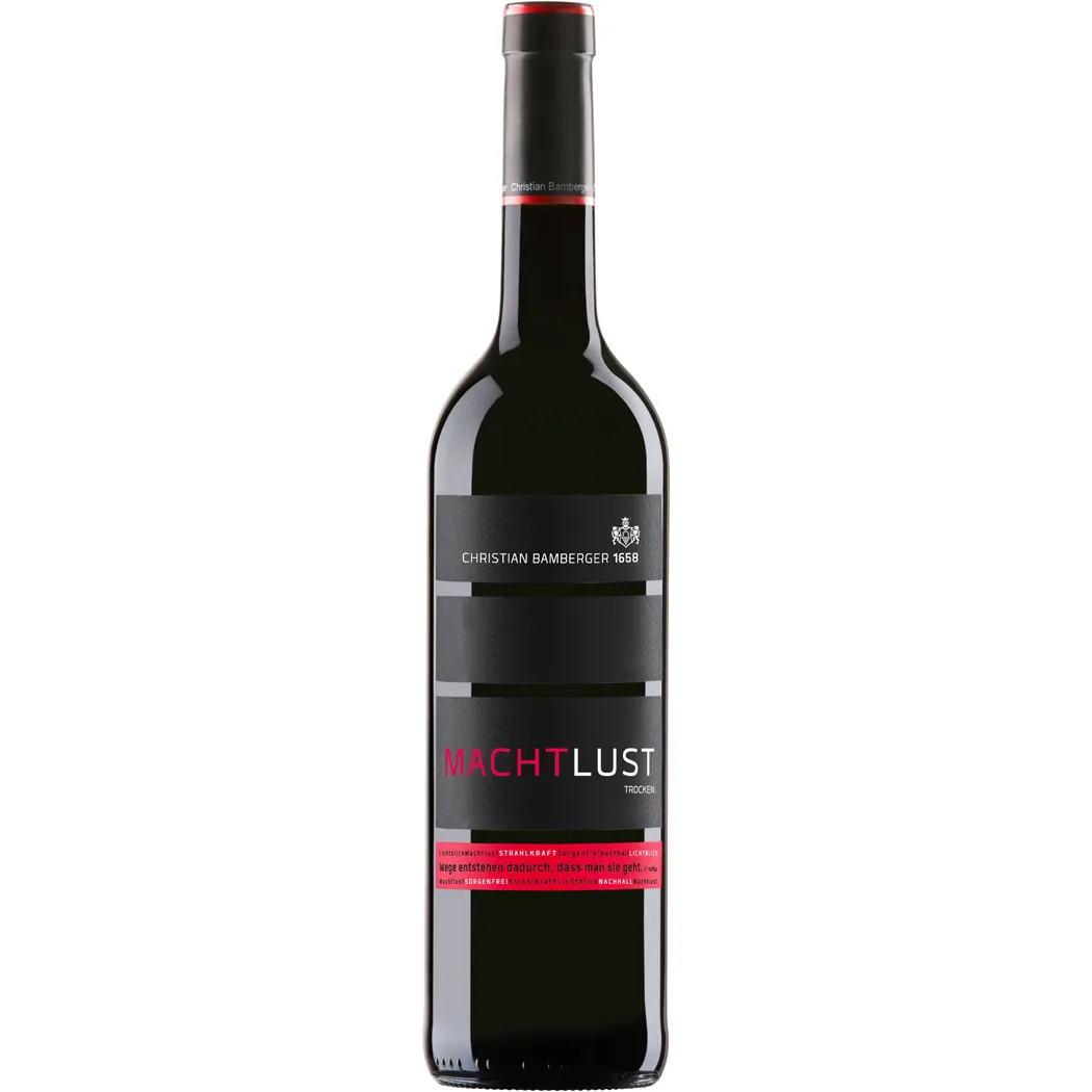 Christian Bamberger Machtlust Rot trocken Christian Bamberger Machtlust Rot trocken