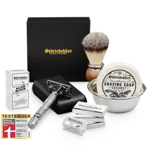 Störtebekker Rasierset - Rasierhobel %27Hamburg%27 Silber Störtebekker Rasierset - Rasierhobel %27Hamburg%27 Silber