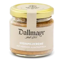 Steinpilzcreme mit weißem Alba-Trüffel Steinpilzcreme mit weißem Alba-Trüffel