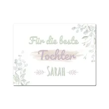 Geschenk für die beste Tochter - mit Name - Schild in mehreren Größen Tochter Geschenk für die beste Tochter - mit Name - Schild in mehreren Größen Tochter