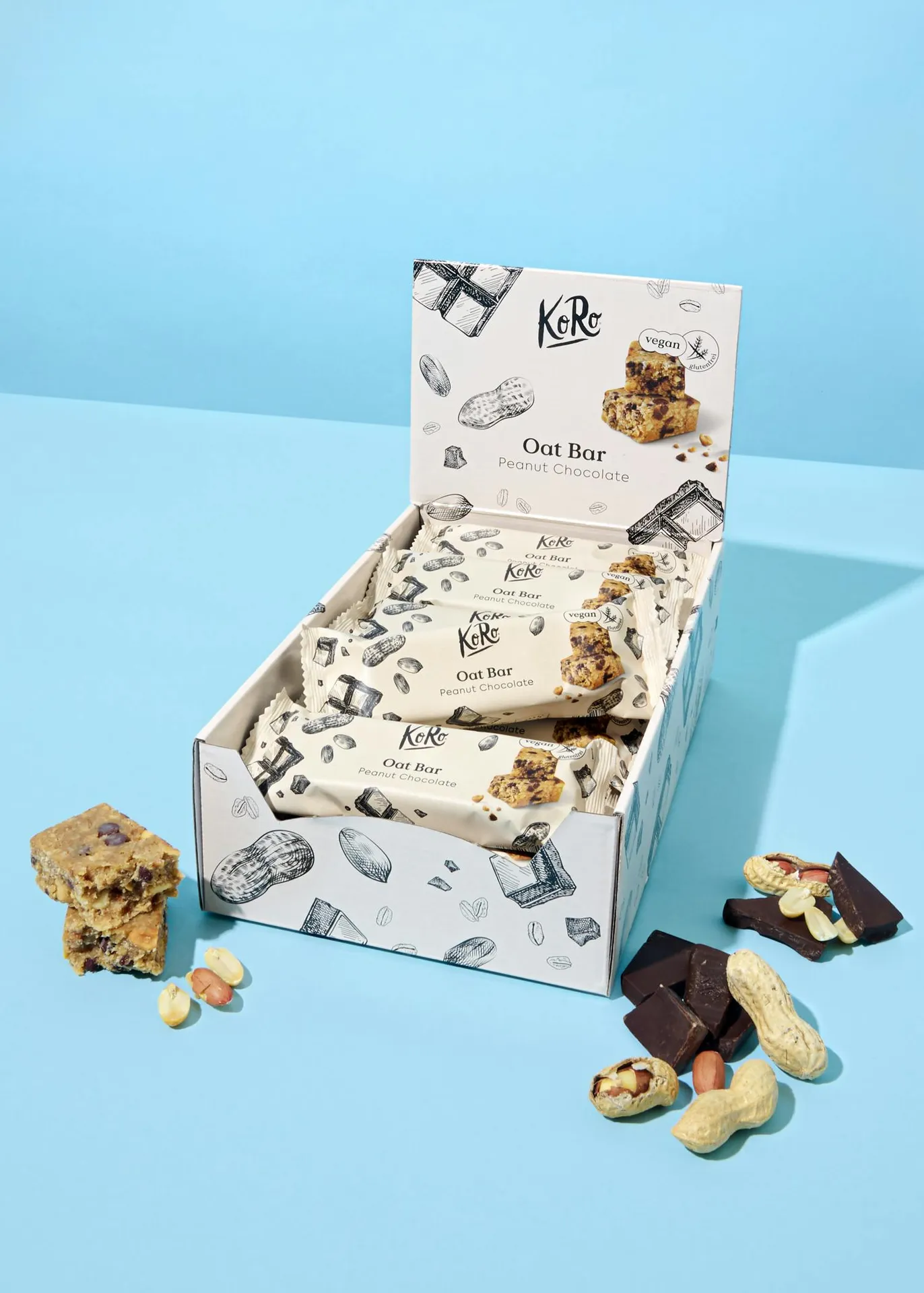 Bio Oat Bar Peanut Chocolate 15 x 60 g Bio Oat Bar Peanut Chocolate 15 x 60 g