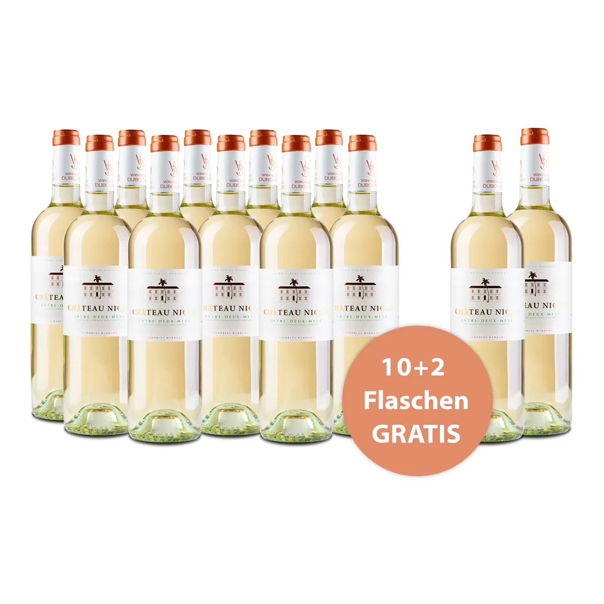 Aktionspaket 12 Fl. Château Nicot Entre Deux Mers Blanc Aktionspaket 12 Fl. Château Nicot Entre Deux Mers Blanc