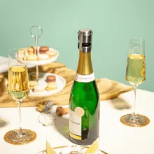Vacu Vin Verschluss für Schaumweine, Prosecco, Spumante, Sekt - Edelstahl