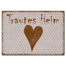 Farbiges Aluschild mit Polka Dots und Wunschtext A4 Polka Dots taupe Farbiges Aluschild mit Polka Dots und Wunschtext A4 Polka Dots taupe