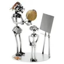 Schraubenmännchen Lehrerin und Schüler Schraubenmännchen Lehrerin und Schüler