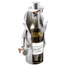 Weinflaschenhalter mit Motiv - Al Capone - Weinflaschenhalter mit Motiv - Al Capone -