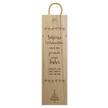 Weihnachtsgeschenk - personalisierte Weinkiste Design 2 Weihnachtsgeschenk - personalisierte Weinkiste Design 2
