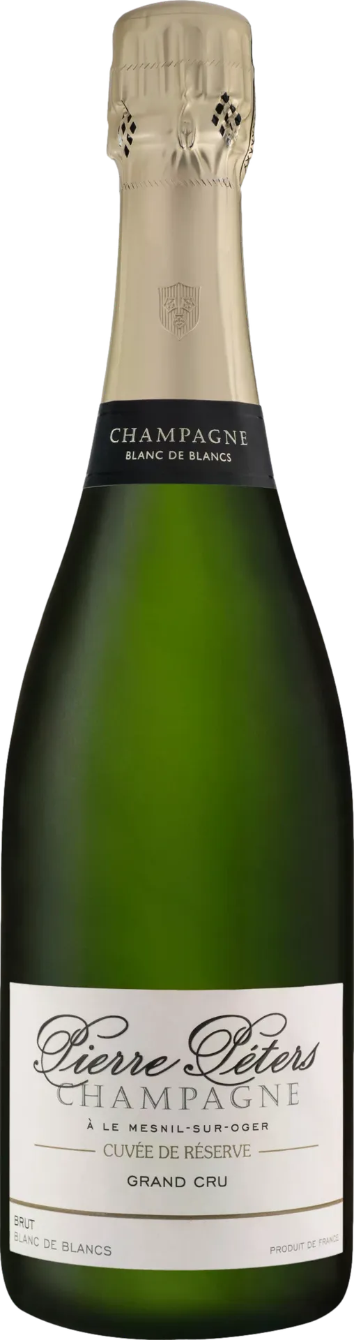 Champagne Pierre Peters Cuvee de Reserve Blanc de Blancs Grand Cru Champagne Pierre Peters Cuvee de Reserve Blanc de Blancs Grand Cru