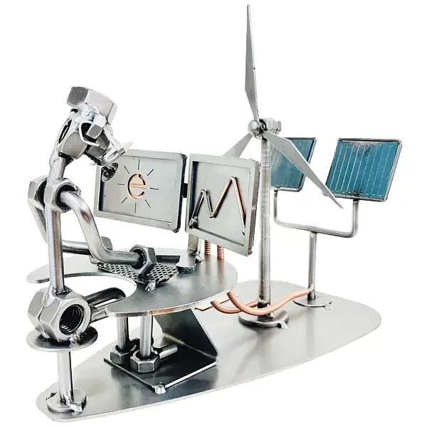 Schraubenmännchen Energie Ingenieur Schraubenmännchen Energie Ingenieur