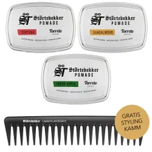 Störtebekker Pomade Wasserbasiert %27Torreto Series%27 Probierset Störtebekker Pomade Wasserbasiert %27Torreto Series%27 Probierset