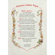 Urkunde für den geliebten Papa - modern Urkunde für den geliebten Papa - modern