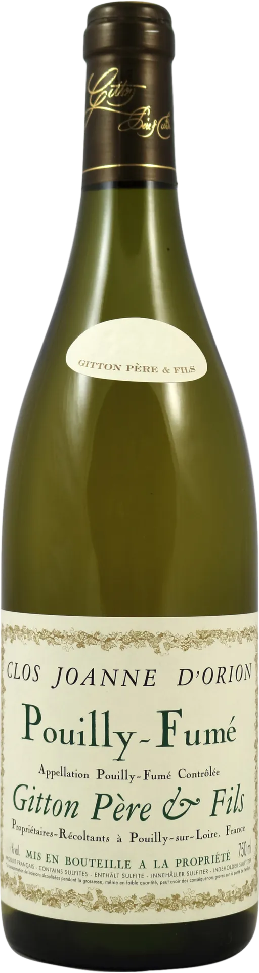 Gitton Pere et Fils Pouilly-Fume Clos Joanne D%27Orion 2023 Gitton Pere et Fils Pouilly-Fume Clos Joanne D%27Orion 2023