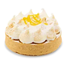 Tarte Zitronenbaiser Portion Tarte Zitronenbaiser Portion