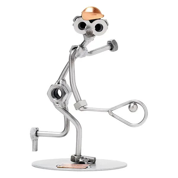 Schraubenmännchen Tennisspieler Schraubenmännchen Tennisspieler