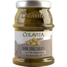 Colavita Olive Snocciolate - entsteinte Oliven in nativen Olivenöl Colavita Olive Snocciolate - entsteinte Oliven in nativen Olivenöl
