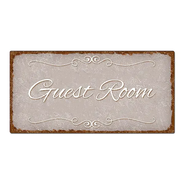 Dekoschild im Vintage Look mit Wunschtext 200 x 100mm taupe/braun Dekoschild im Vintage Look mit Wunschtext 200 x 100mm taupe/braun