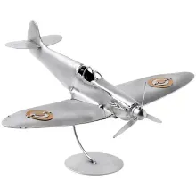 Spitfire Modellflugzeug aus Metall - Spannweite 35cm Spitfire Modellflugzeug aus Metall - Spannweite 35cm