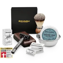 Störtebekker Rasierset - Rasierhobel %27Hamburg%27 Schwarz Störtebekker Rasierset - Rasierhobel %27Hamburg%27 Schwarz