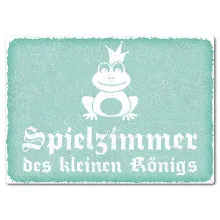 Retroschild mit Wunschtext A4 pastelltürkis Retroschild mit Wunschtext A4 pastelltürkis
