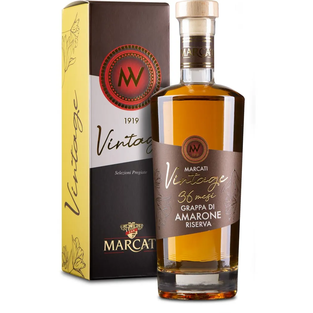 Marcati Grappa Vintage 36 mesi Amarone Riserva Marcati Grappa Vintage 36 mesi Amarone Riserva
