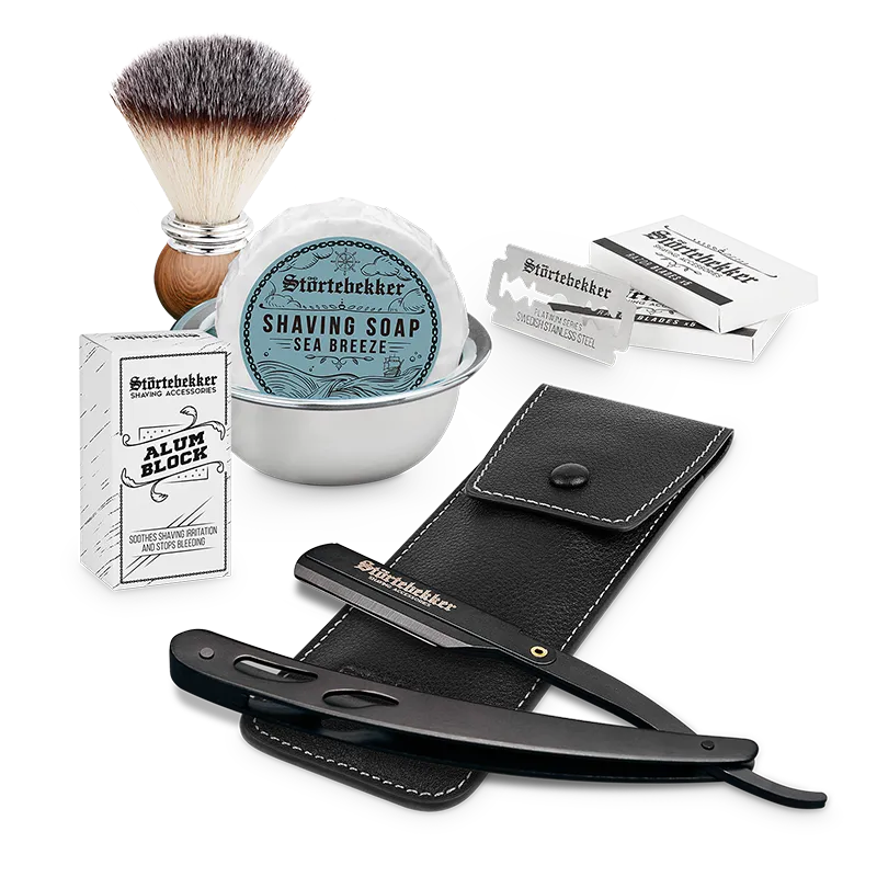 Störtebekker Rasierset - Rasiermesser %27Blackbeard%27 Störtebekker Rasierset - Rasiermesser %27Blackbeard%27