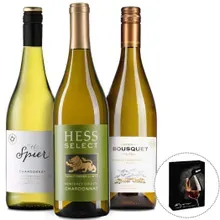 3er Wein-Geschenkbox Chardonnay „Neue Welt“ 3er Wein-Geschenkbox Chardonnay „Neue Welt“