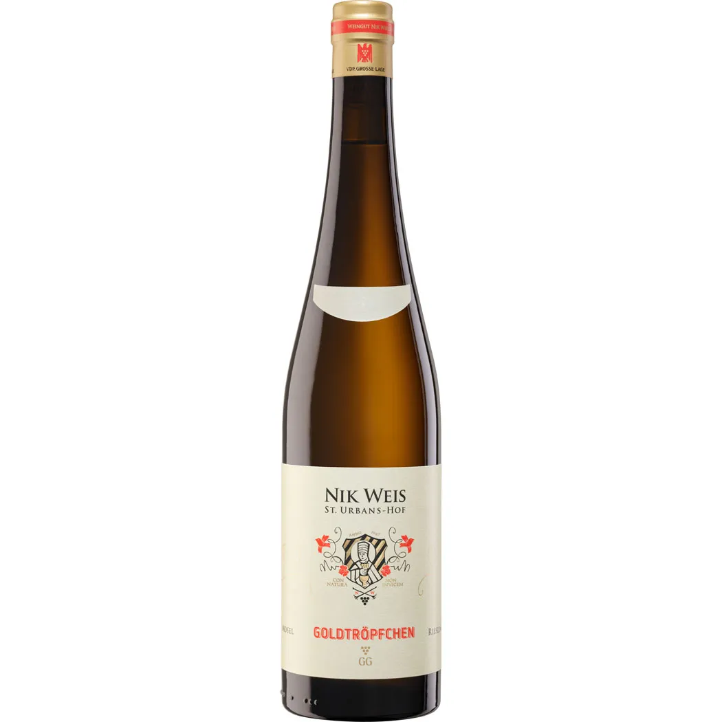 Nik Weis Sankt Urbans-Hof Goldtröpfchen Riesling GG trocken Nik Weis Sankt Urbans-Hof Goldtröpfchen Riesling GG trocken