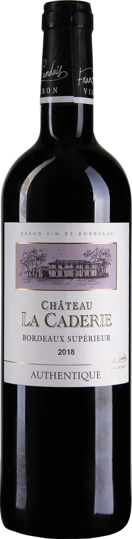 Château La Caderie Authentique Bordeaux Supérieur AOC 2018 Château La Caderie Authentique Bordeaux Supérieur AOC 2018