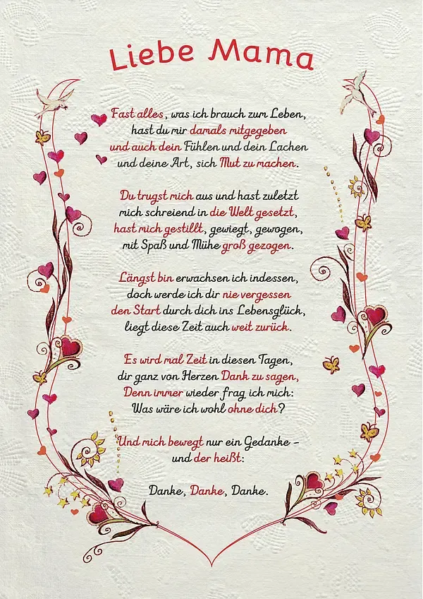 Geschenkidee für die Mutter - modern Geschenkidee für die Mutter - modern