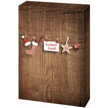 3er Geschenkkarton Frohes Fest 3er Geschenkkarton Frohes Fest
